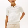 Kids’ Open Knit Sweater Polo Kids’ Open Knit Sweater Polo