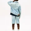 Kids’ Oversize Wavy Flag Denim Jacket Kids’ Oversize Wavy Flag Denim Jacket