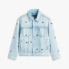 Kids’ Oversize Wavy Flag Denim Jacket Kids’ Oversize Wavy Flag Denim Jacket