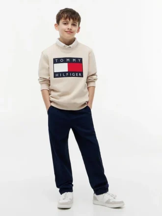 Kids’ Paper-Touch Stretch Poplin Pant