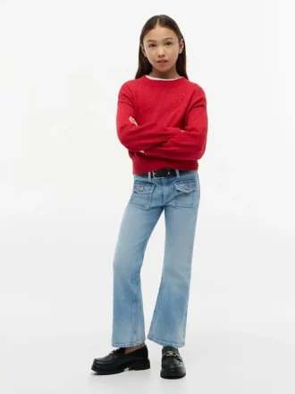 Kids’ Patch Pocket Flared Jean