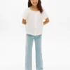 Kids’ Patch Pocket Pull-On Flare Jean