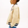 Kids’ Peached Twill Varsity Bomber