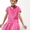Kids’ Pleated Stretch Polo Dress