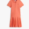 Kids’ Pleated Stretch Polo Dress