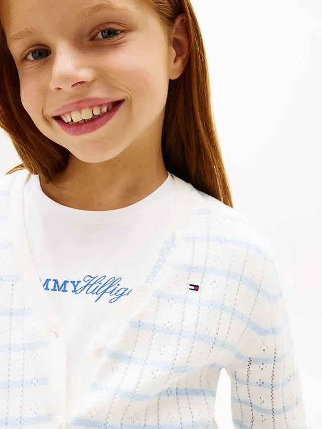 Kids’ Pointelle Cardigan Kids’ Pointelle Cardigan
