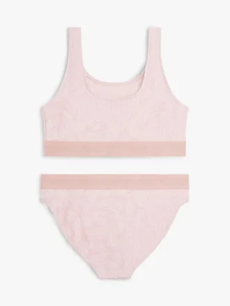 Kids’ Print Square-Neck 2-Piece Swimsuit