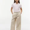 Kids’ Puff-Sleeve Stretch Polo