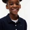 Kids’ Puff-Sleeve Stretch Polo