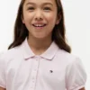 Kids’ Puff-Sleeve Stretch Polo