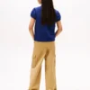 Kids’ Puff-Sleeve Stretch Polo