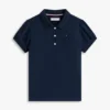 Kids’ Puff-Sleeve Stretch Polo