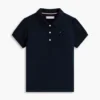 Kids’ Puff-Sleeve Stretch Polo