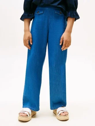 Kids’ Pull-On Wide Leg Jean