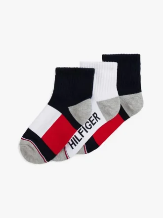 Kids’ Quarter-Top Athletic Sock 3-Pack