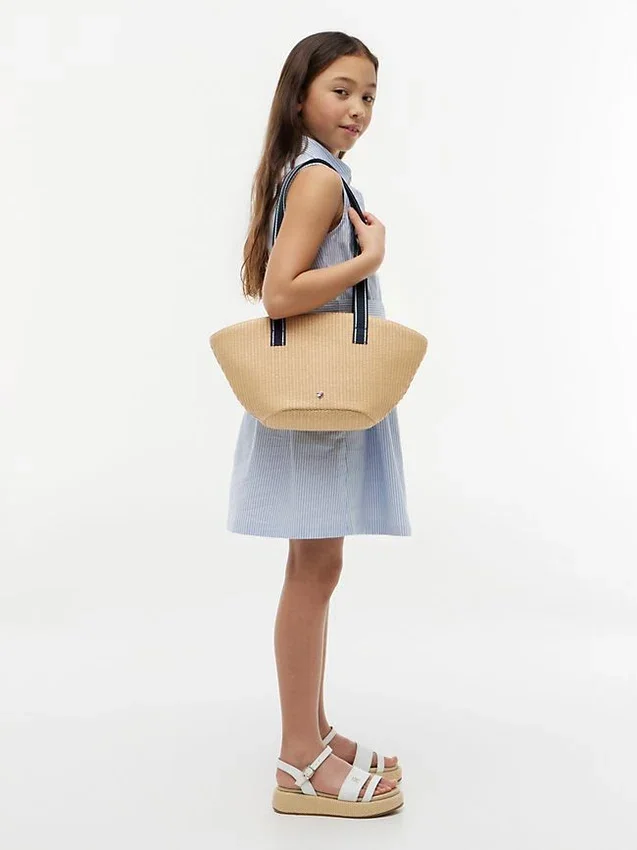 Kids’ Raffia Shoulder Bag Kids’ Raffia Shoulder Bag