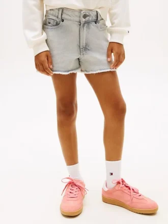 Kids’ Raw-Hem Denim Short