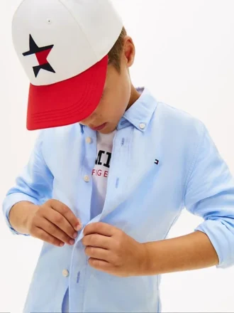 Kids’ Relaxed Linen-Blend Shirt
