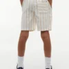 Kids’ Relaxed Striped Linen-Blend Short