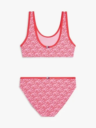 Kids’ Script Monogram 2-Piece Swimsuit