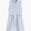 Kids’ Sleeveless Belted Shirtdress
