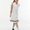 Kids’ Sleeveless Pleated Polo Dress