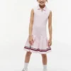 Kids’ Sleeveless Pleated Polo Dress