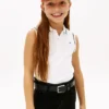 Kids’ Sleeveless Stretch Polo