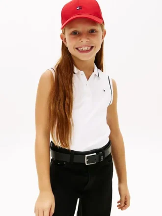 Kids’ Sleeveless Stretch Polo