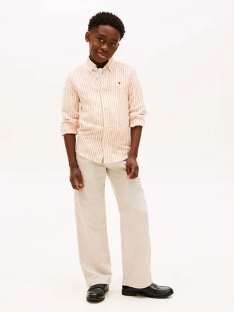 Kids’ Slub Cotton Pull-On Pant