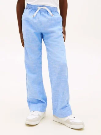 Kids’ Slub Cotton Pull-On Pant