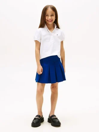 Kids’ Solid Pleated Skirt