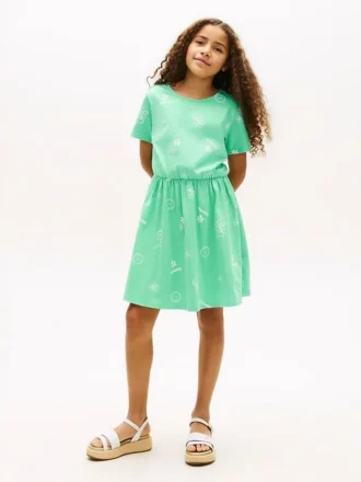 Kids’ Spring Graphic T-Shirt Dress