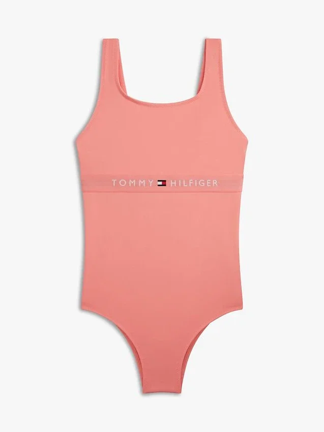 Kids’ Square-Neck Logo Swimsuit Kids’ Square-Neck Logo Swimsuit