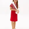 Kids’ Stretch Polo Skater Dress