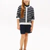 Kids’ Stripe Cable Knit Cardigan