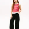 Kids’ Stripe Cable Knit Vest