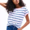 Kids’ Stripe Knot-Hem T-Shirt