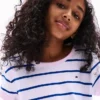 Kids’ Stripe Knot-Hem T-Shirt