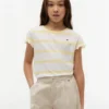 Kids’ Stripe Lettuce-Trim Sleeve T-Shirt Kids’ Stripe Lettuce-Trim Sleeve T-Shirt