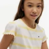 Kids’ Stripe Lettuce-Trim Sleeve T-Shirt Kids’ Stripe Lettuce-Trim Sleeve T-Shirt