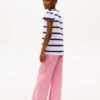 Kids’ Stripe Lettuce-Trim Sleeve T-Shirt Kids’ Stripe Lettuce-Trim Sleeve T-Shirt