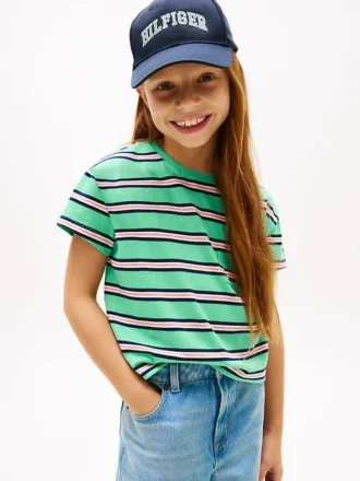 Kids’ Stripe Pocket T-Shirt
