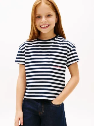 Kids’ Stripe Pocket T-Shirt