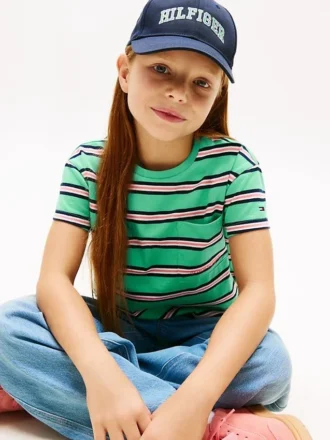 Kids’ Stripe Pocket T-Shirt