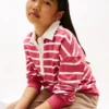 Kids’ Stripe Polo Sweatshirt