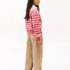 Kids’ Stripe Polo Sweatshirt