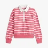 Kids’ Stripe Polo Sweatshirt