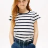Kids’ Stripe Ruffle-Sleeve T-Shirt