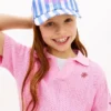 Kids’ Striped Baseball Cap